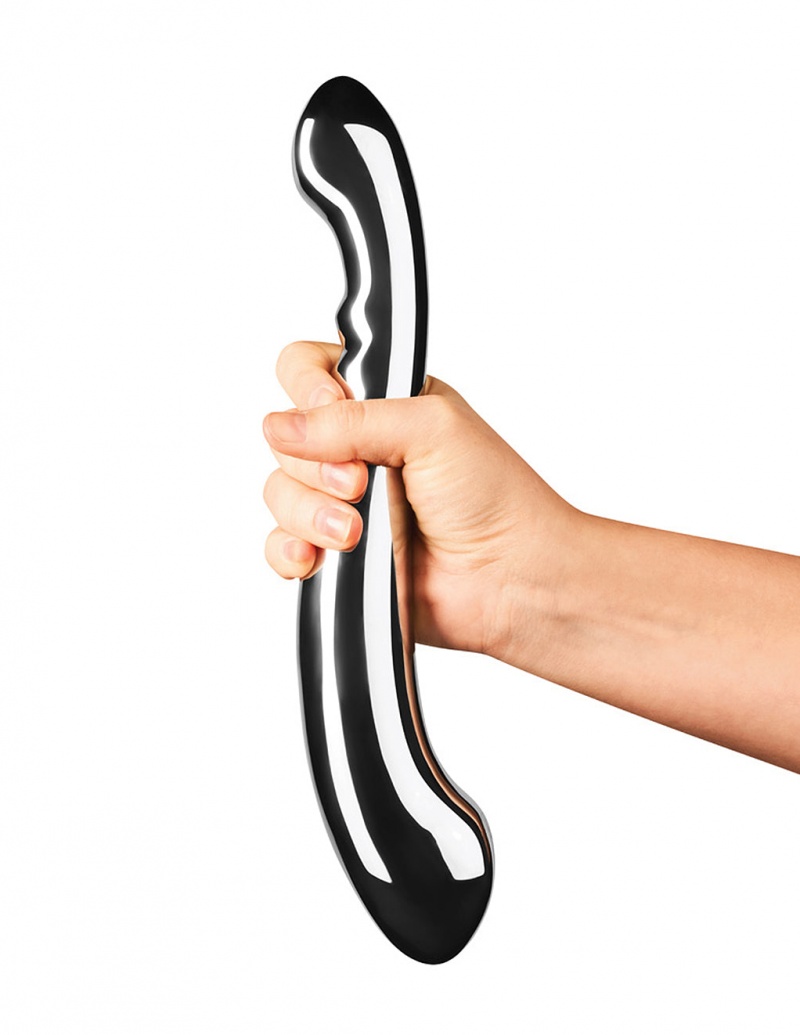 Le Wand Contour Stainless Steel Double Ended Dildo Stainless Steel