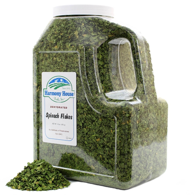 Dried Spinach Flakes (16 Oz)