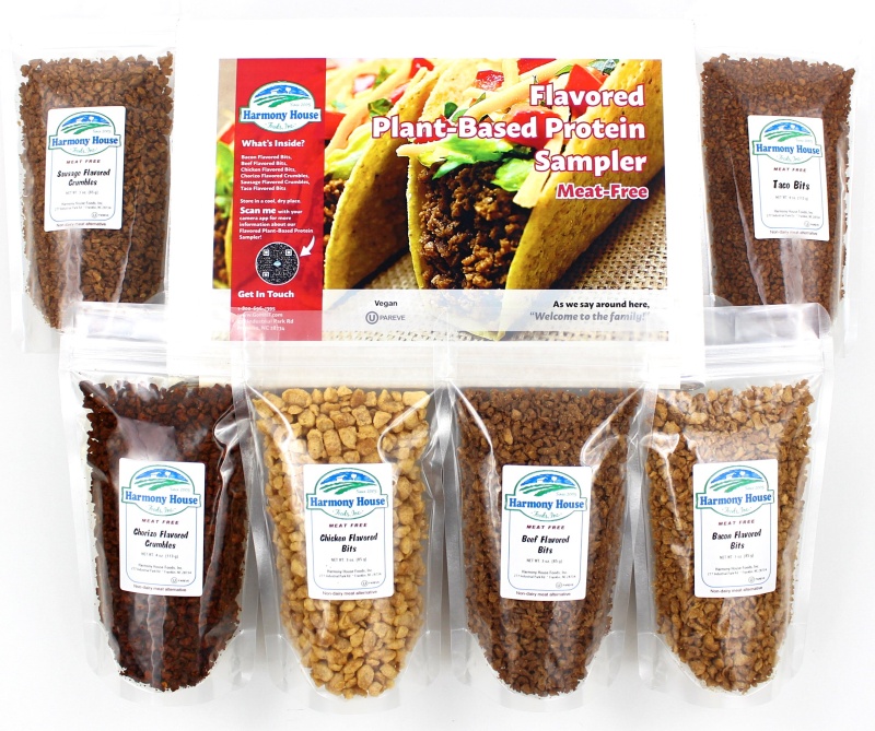 Flavored Plant-Based Protein Sampler (6 Zip Pouches)