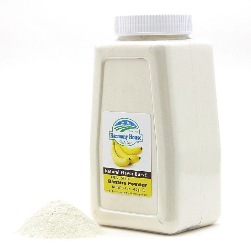 Freeze Dried Banana Powder (4 Cups / 64 Tbs)
