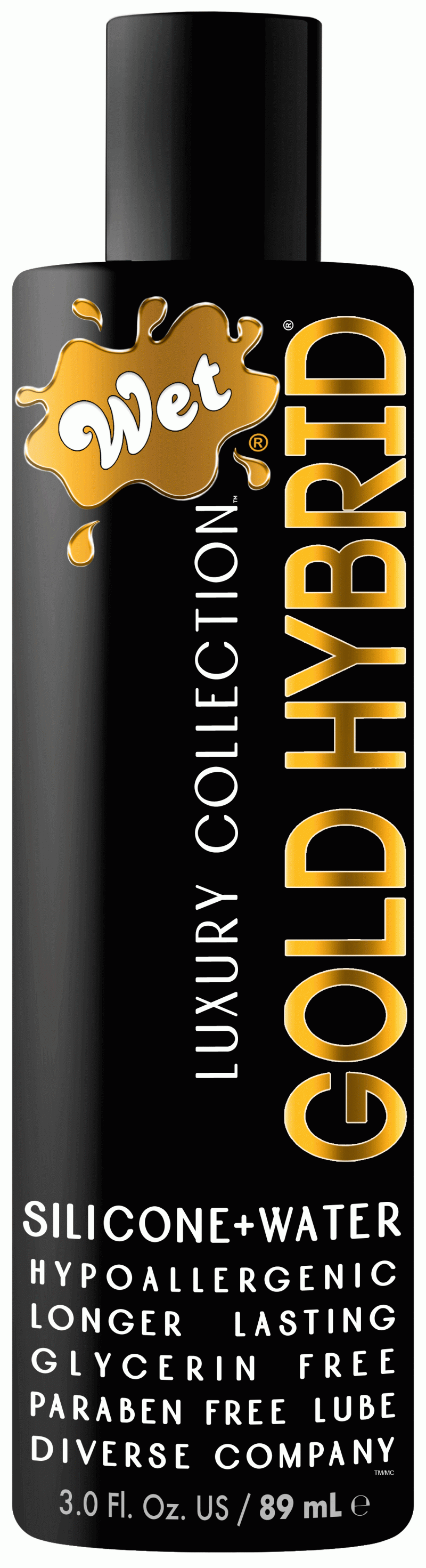 Wet Gold Hybrid Water Silicone Blend 3.1 Fl. Oz