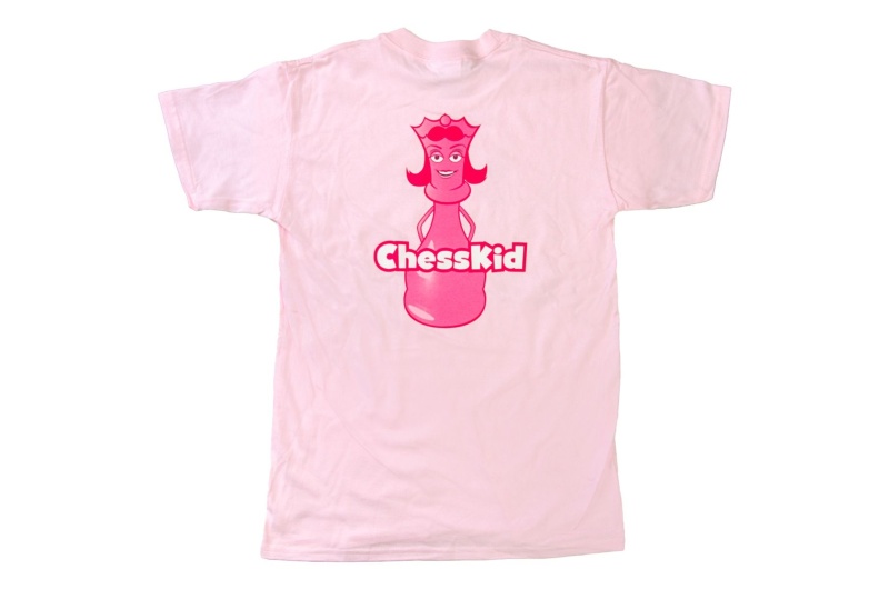 Clearance - Chesskid Pink Logo - Queen T-Shirt
