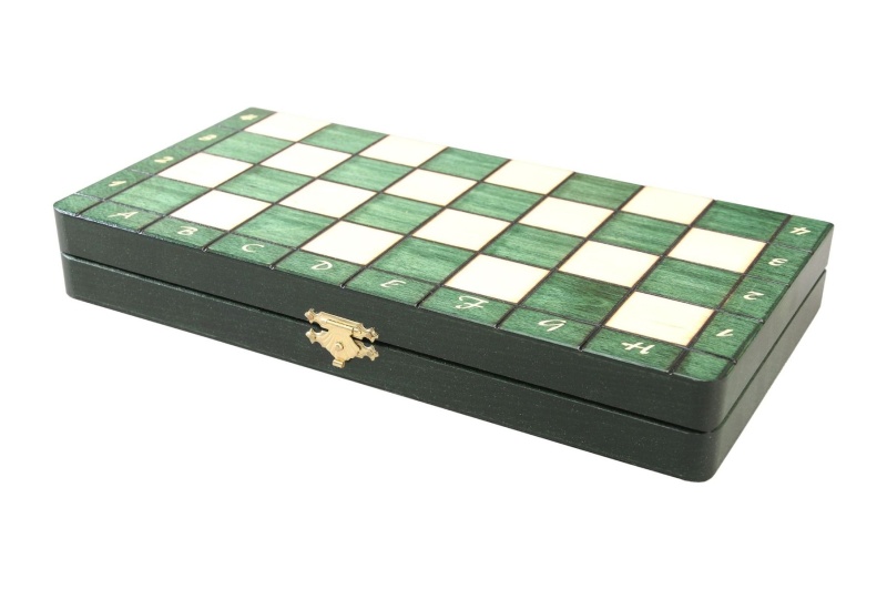 The Green Magnetic Chess Set
