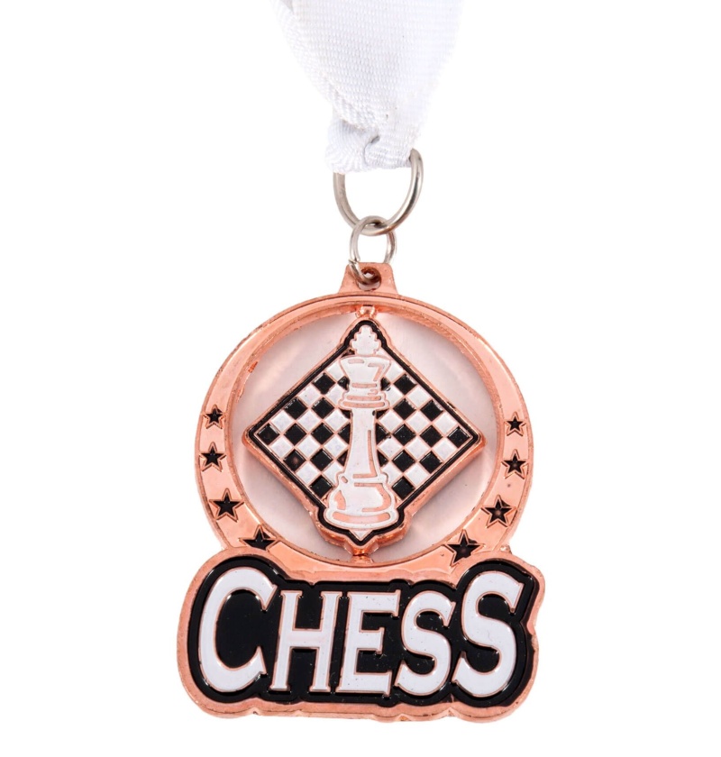 Spinning Chess Medals