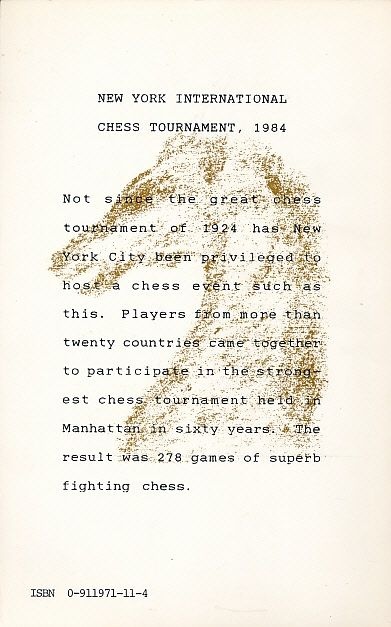 New York (1924) chess event