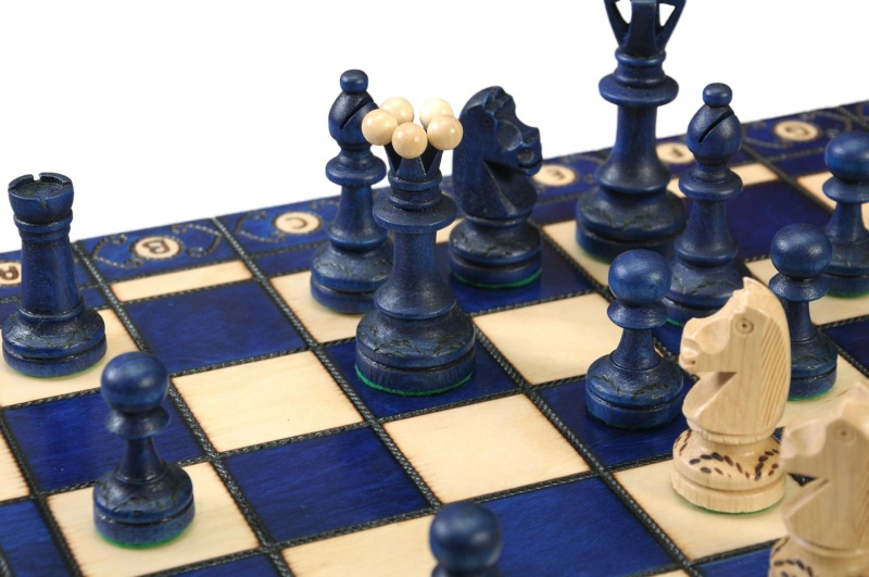 The Blue Senator Chess Set