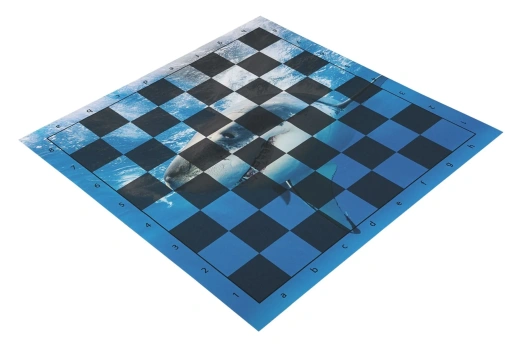 Shark Full Color Thin Mousepad Chess Board
