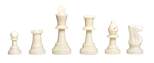 ChessKid Standard Chess Set Combination - Single Weighted Regulation Pieces, Vinyl Chess Board