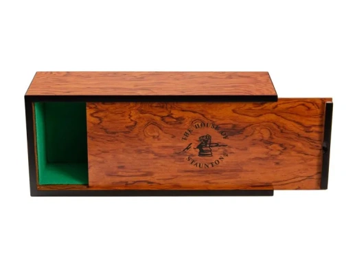 Bubinga Burl Luxe Slide-Top Chess Box