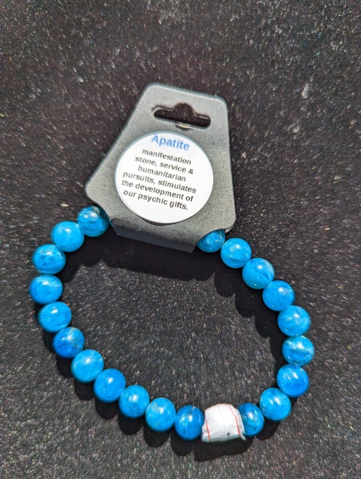 Apatite Bracelet (8 Mm Beads)