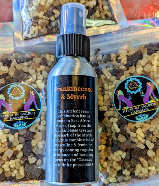 Smudge Spray: Frankincense & Myrrh - 4 Oz.
