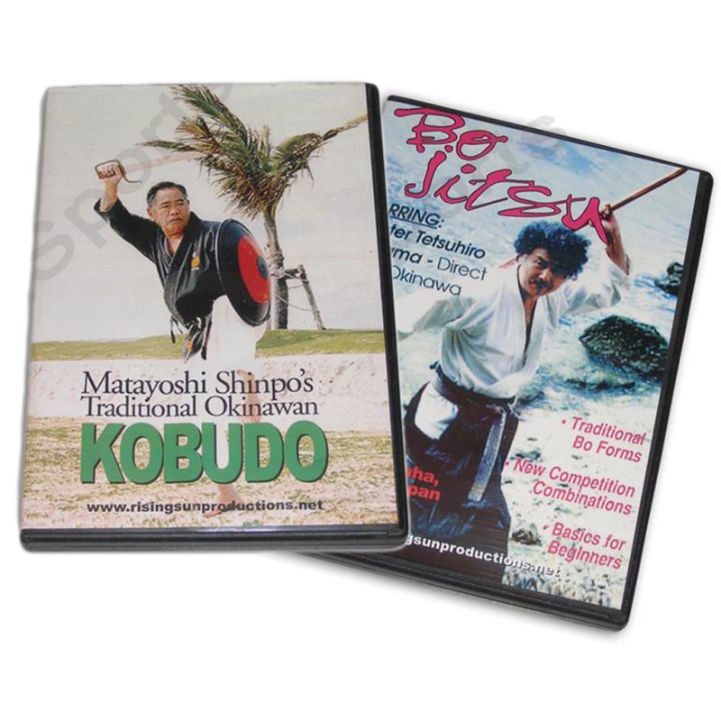 2 Dvd Set Okinawan Kobudo Weapons - Matayoshi Shinpo