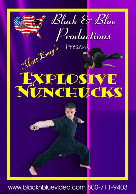 Tournament Karate Explosive Nunchachu Demos Forms & Combos DVD - Matt Emig