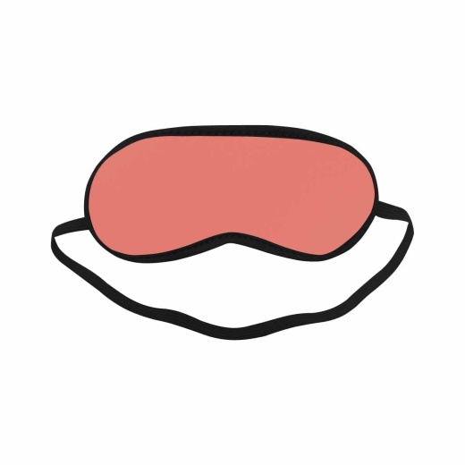 Salmon Red Sleeping Mask by Uniquely You Iaa