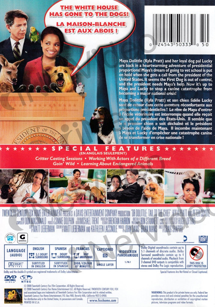 Dr. Dolittle: Tail To The Chief (Widescreen) (Bilingual)