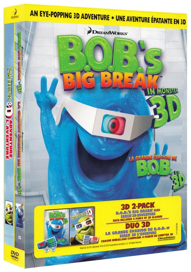 B.O.B.'S Big Break 3D / Shrek 3D (3D 2-Pack) (Bilingual) (2-Pack) (Boxset)