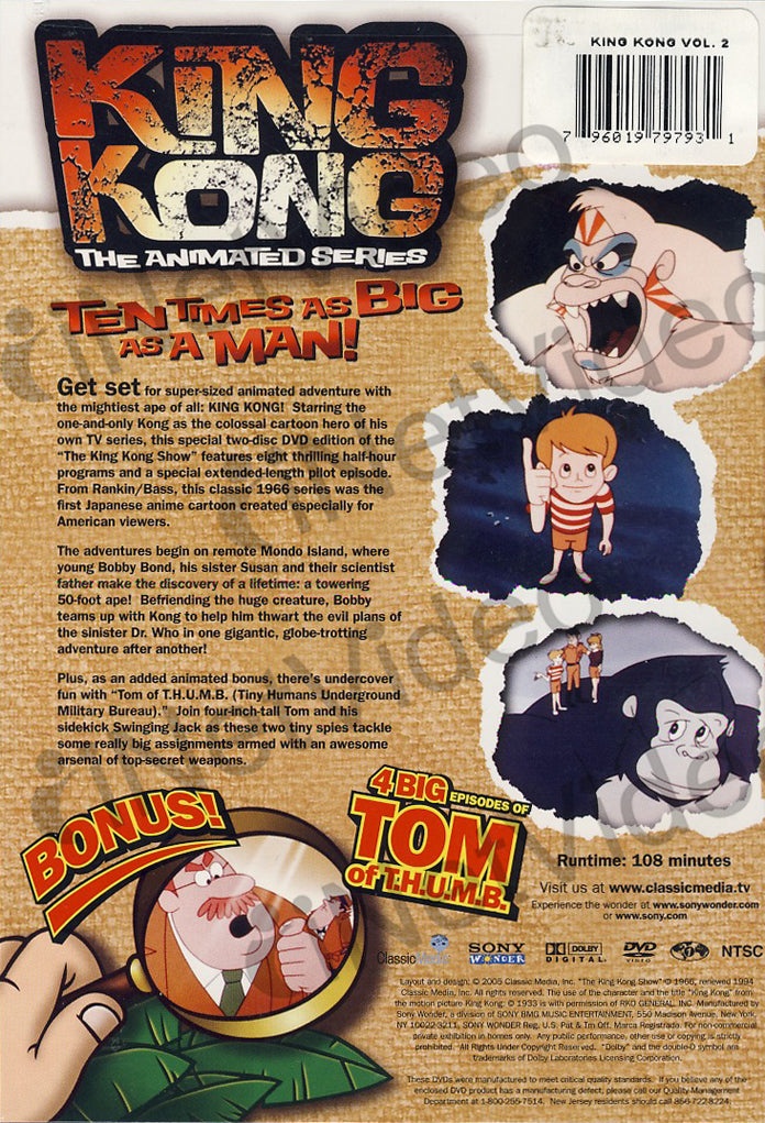 King Kong, Vol.2 (Animated Series)