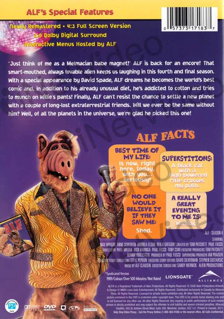 Alf (Season 4) (Keepcase)