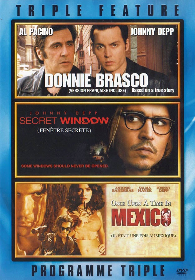 Donnie Brasco / Secret Window / Once Upon A Time In Mexico (Triple Feature) (Bilingual)