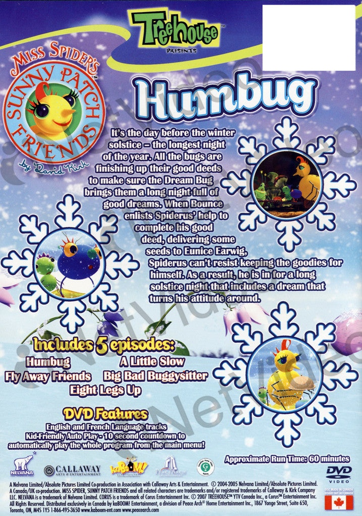 Miss Spider's Sunny Patch Friends - Humbug