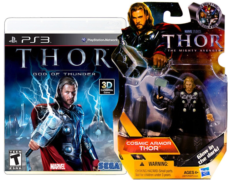 Thor - God Of Thunder With (Thor: Cosmic Armor Figure) (Playstation3)