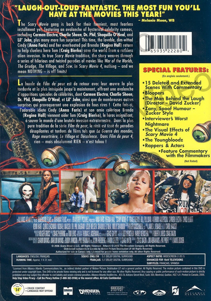 Scary Movie 4 (Unrated And Uncensored) (Widescreen Edition) (Bilingual)