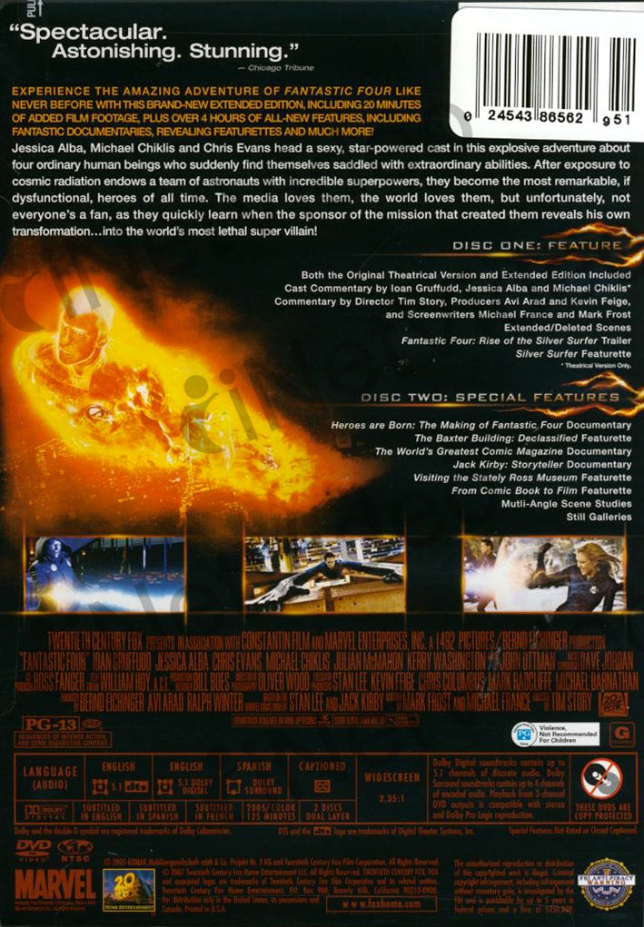 Fantastic Four (4) (Two-Disc Extended Edition)