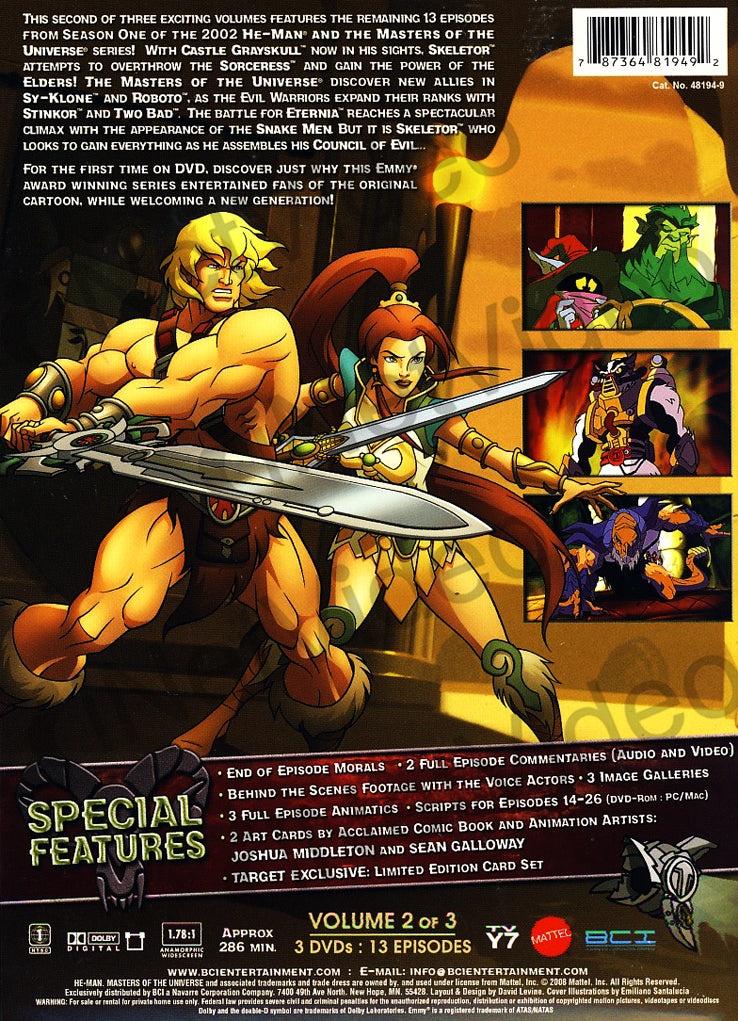 He-Man And The Masters Of The Universe - Vol. 2 (Boxset)