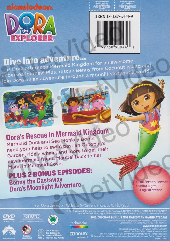 Dora The Explorer : Dora's Rescue In The Mermaid Kingdom