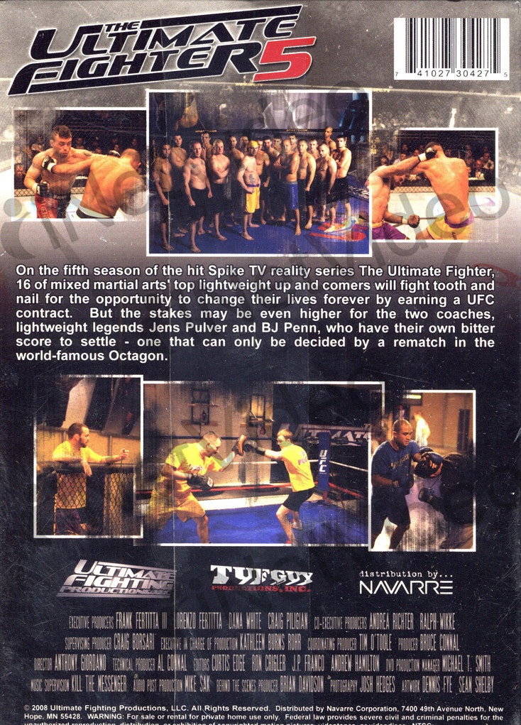 Ufc - Ultimate Fighter - Pulver Vs. Penn (Boxset)