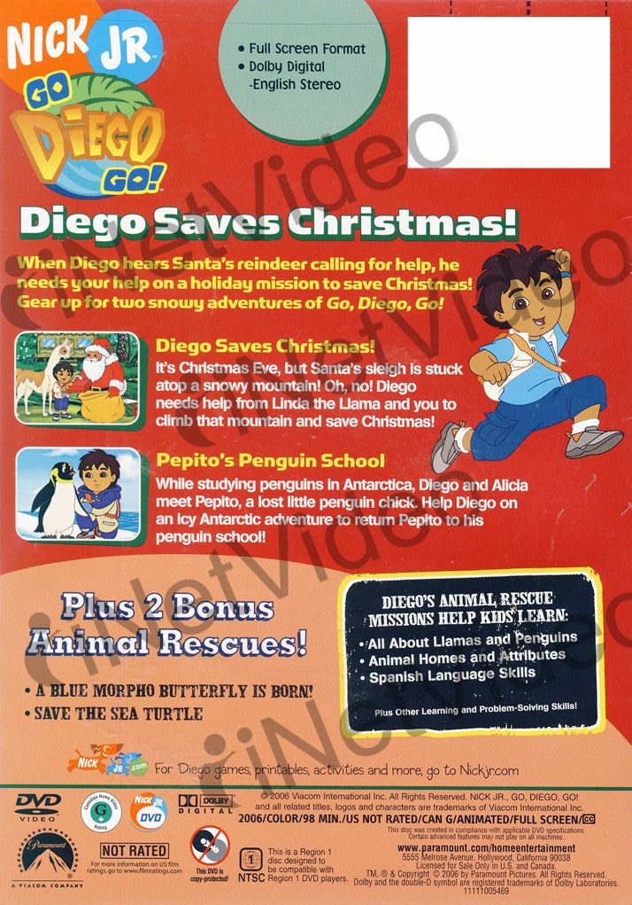 Go Diego Go! - Diego Saves Christmas!