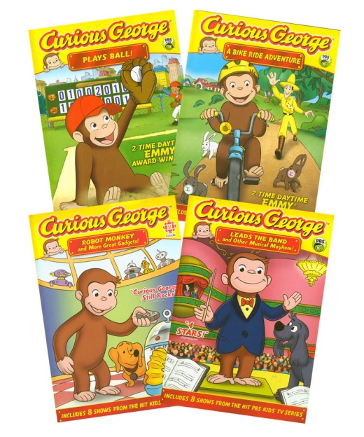 Curious George Collection 3 (Plays Ball / A Bike Ride Adventure..) (Boxset)