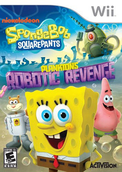 Spongebob Squarepants - Plankton S Robotic Revenge (Bilingual Cover) (Nintendo Wii)