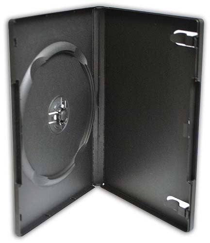 20 Empty DVD Single Black Cases (Boxset)