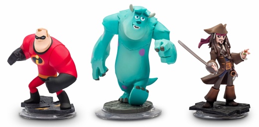 Disney Infinity Toy Box Challenge 3-Pack Character Bundle (Jack Sparrow, Mr Incredible, Sully)