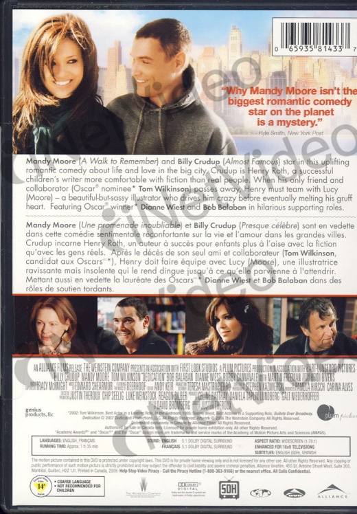 Dedication (Bilingual) - Used DVD