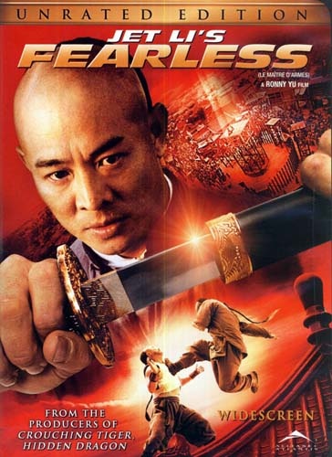 Jet Li's Fearless (Unrated Widescreen Edition) - Bilingual DVD