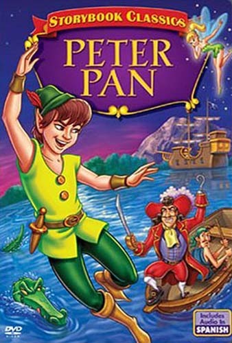 Peter Pan A Story Book Classic DVD (Includes Audio In Spanish)