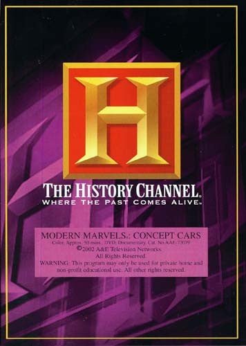 Modern Marvels - Concept Cars - The History Channel DVD
