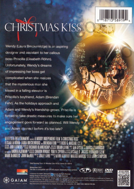 A Christmas Kiss DVD
