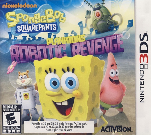 Spongebob Squarepants - Plankton's Robotic Revenge (Bilingual Cover) for 3Ds