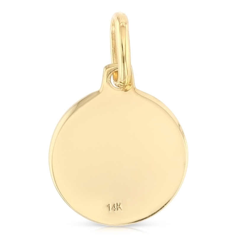 14K Gold St. Christopher Religious Pendant