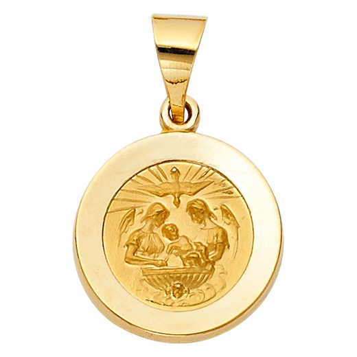 Ioka 14K Gold Religious Baptism Charm Pendant