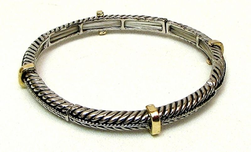 Stackable Stretch Bangle Braid Small