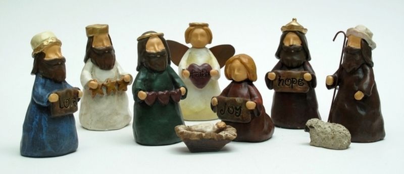 Mini Nativity Nine Piece Set