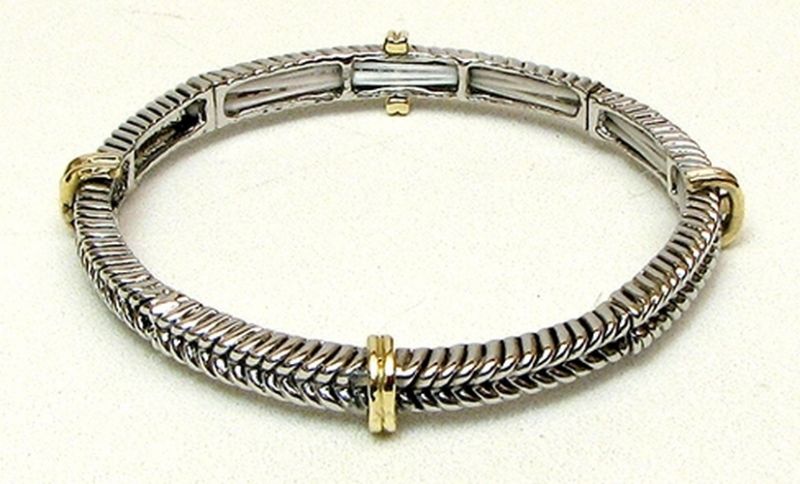 Stackable Stretch Bangle Braid Large