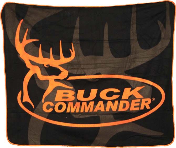 Orange Buck Commander Throw