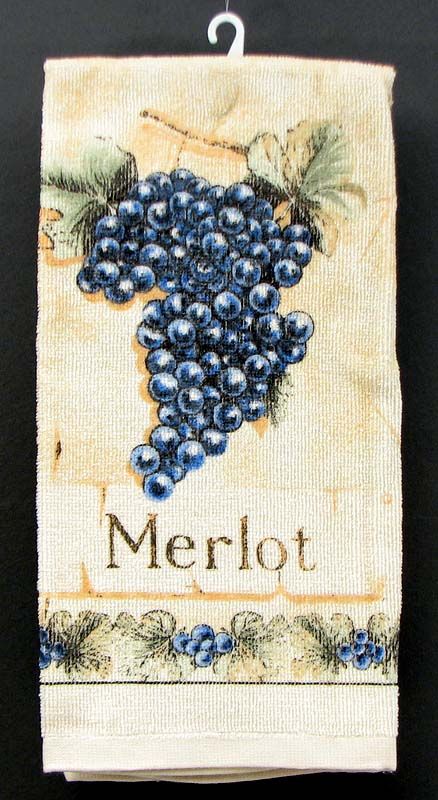 Merlot Grape Hand Towel
