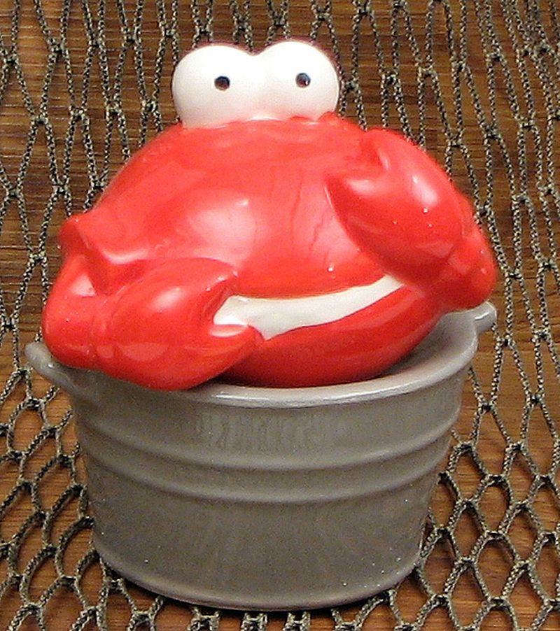 Ceramic Crab Bucket S/P Set