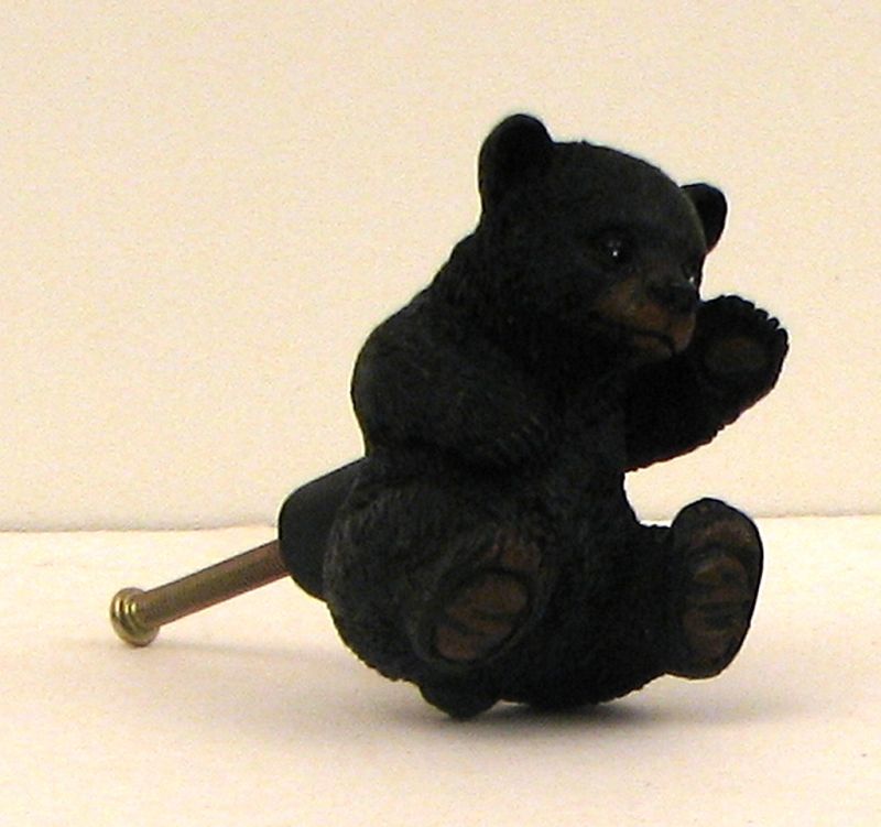 Bear Cub Resin Drawer Pull